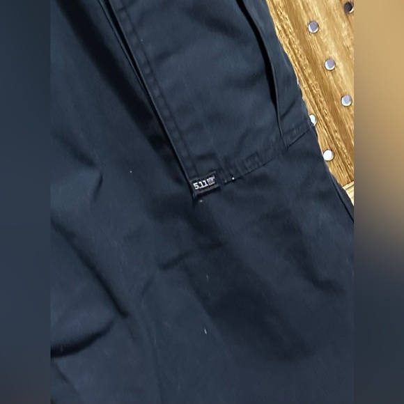EUC Navy 5.11 Tactical Series Cargo Pants Large 35 1/2 - 39 Adjustable Waist - Picture 8 of 9